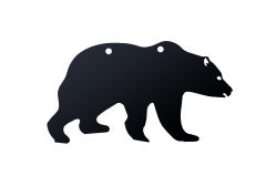 Мишень «Гонг подвесной медведь»
